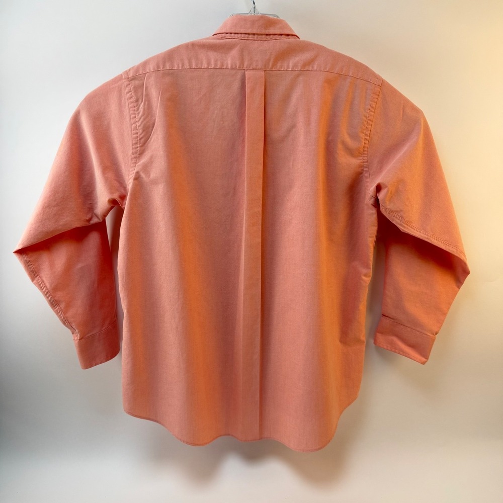 Lot of 2 1-Chaps & 1 Merona Mens XL Cotton Button Down Shirts with front Pocket - Picture 5 of 16